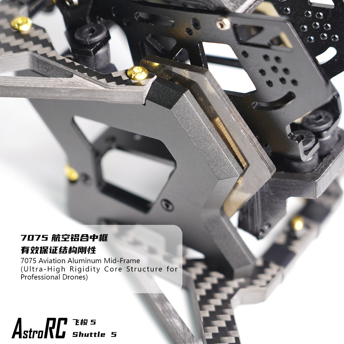 【Frame Only 】AstroRC Shuttle-5 inch Frame Freestyle Toothpick FPV Drone