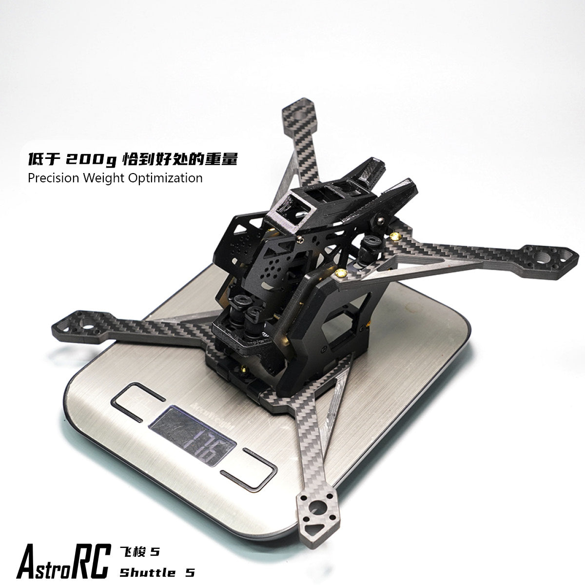 【Frame Only 】AstroRC Shuttle-5 inch Frame Freestyle Toothpick FPV Drone