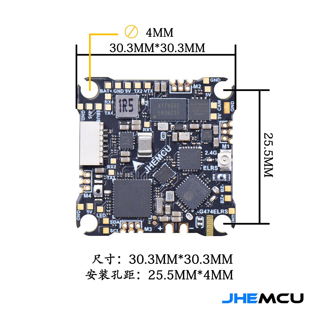 【AIO】JHEMCU G474ELRS 1S-2S AIO HD