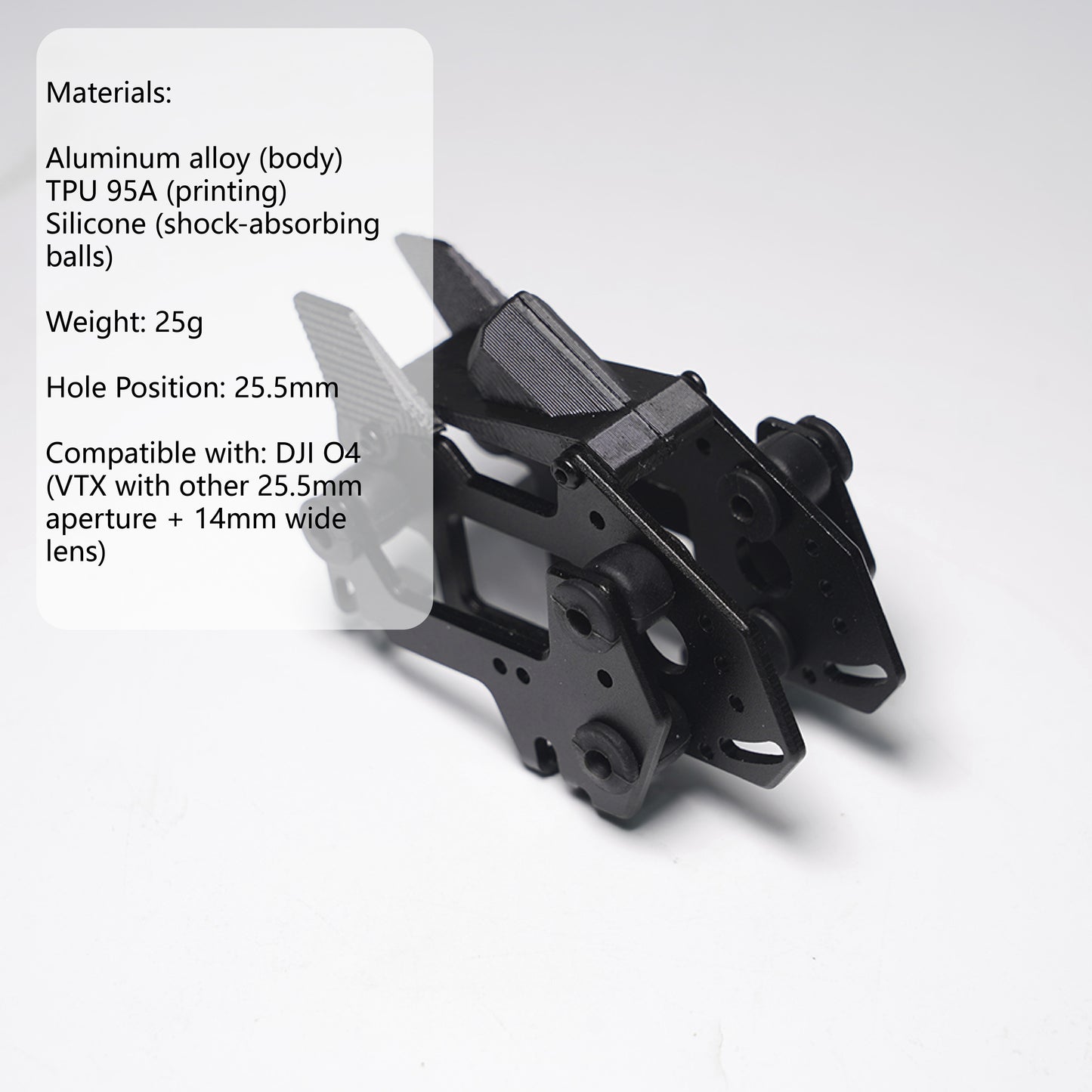 【TOP HEAD】O4 Air Unit Split‑Type Integrated Shock‑Absorbing Metal Top Connector