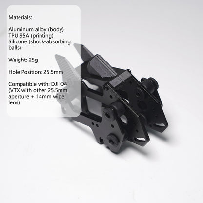 【TOP HEAD】O4 Air Unit Split‑Type Integrated Shock‑Absorbing Metal Top Connector
