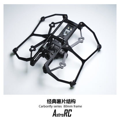 【Frame Only 】AstroRC  CarbonFly 80  1.8inch（80mm)tinywhoop Frame O4 version