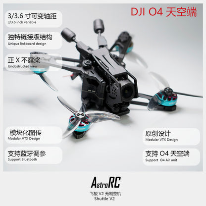 [PNP/BNF] Shuttle V2 3.6 inch FPV Drone , Modular VTX,Free style