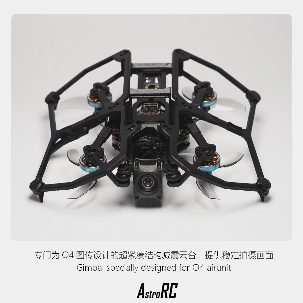 [PNP/BNF] AstroRC Carbonfly  80 HD DJI O4 HD VTX Indoor FPV Drone 2S