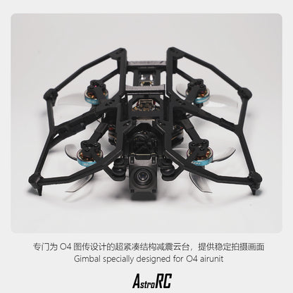 [PNP/BNF] AstroRC Carbonfly  80 HD DJI O4 HD VTX Indoor FPV Drone 2S