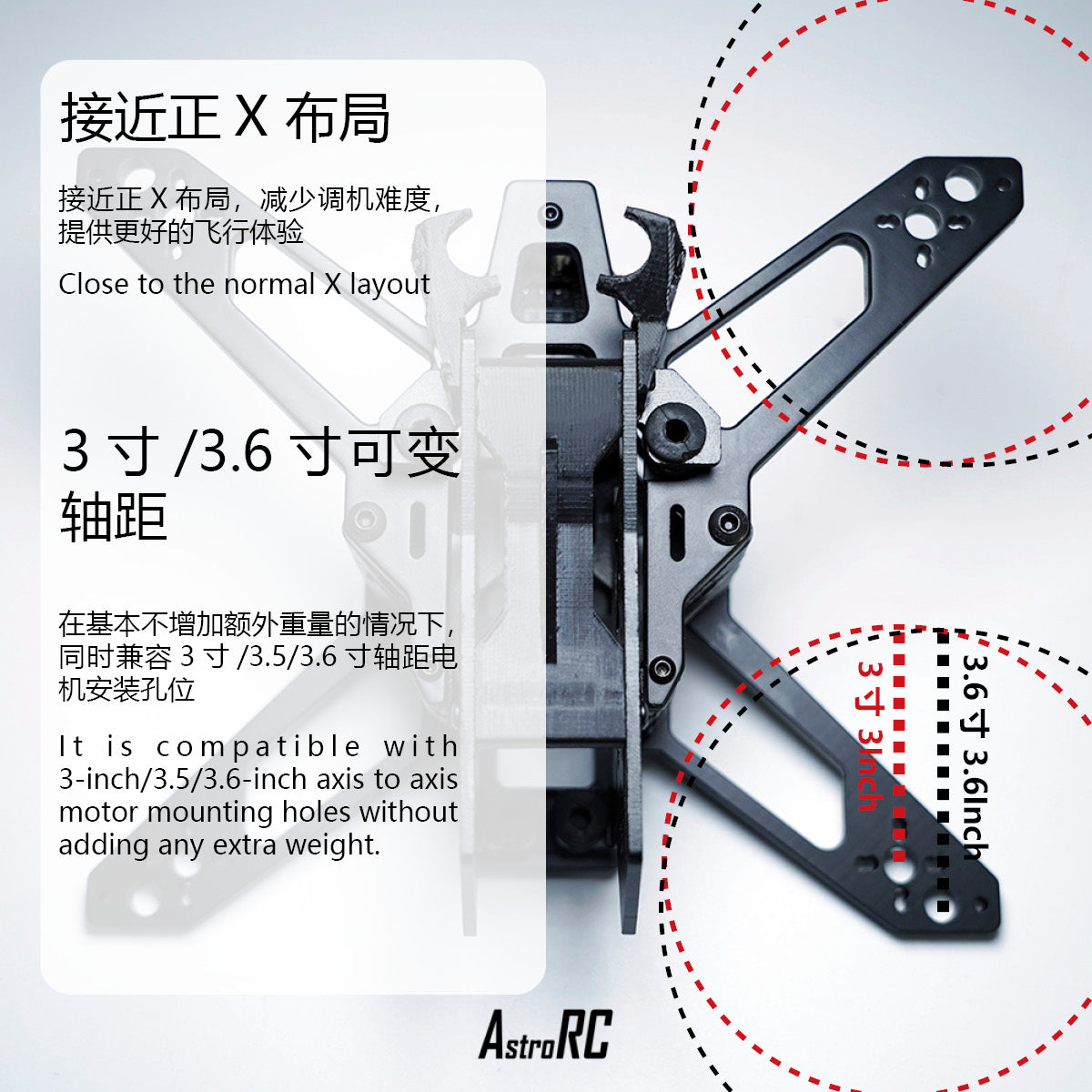 [PNP/BNF] Shuttle V2 3.6 inch FPV Drone , Modular VTX,Free style