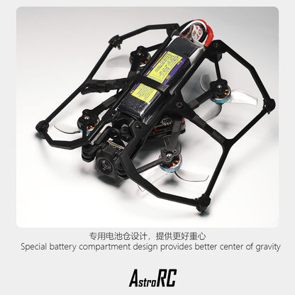 【Frame Only 】AstroRC  CarbonFly 80  1.8inch（80mm)tinywhoop Frame O4 version