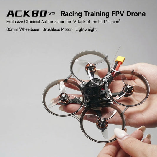 ACK802S 1.8-inch Analog FPV Whoop Drone ELRS (Mobula7 Alternative) BNF