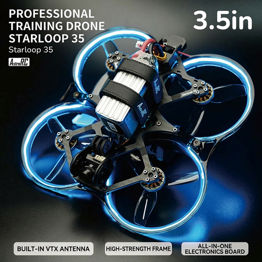【3.5-inch】StarLoop 35 Analog FPV Whoop Drone Heavy Duty Training Quadcopter (ELRS 2.4G BNF)