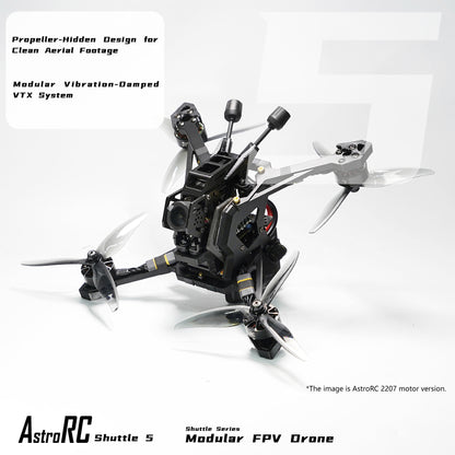 [PNP/BNF] Shuttle 5Inch Freestyle FPV Drone Kit HD O4 Transmission Modular Replaceable Head