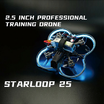 【2.5-inch】StarLoop 25 Analog FPV Whoop Drone Heavy Duty Training Quadcopter (ELRS 2.4G BNF)