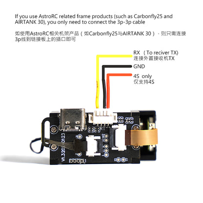X-CAM&AstroRC Singel axis gimbal