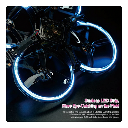 【3.5-inch】StarLoop 35 Analog FPV Whoop Drone Heavy Duty Training Quadcopter (ELRS 2.4G BNF)