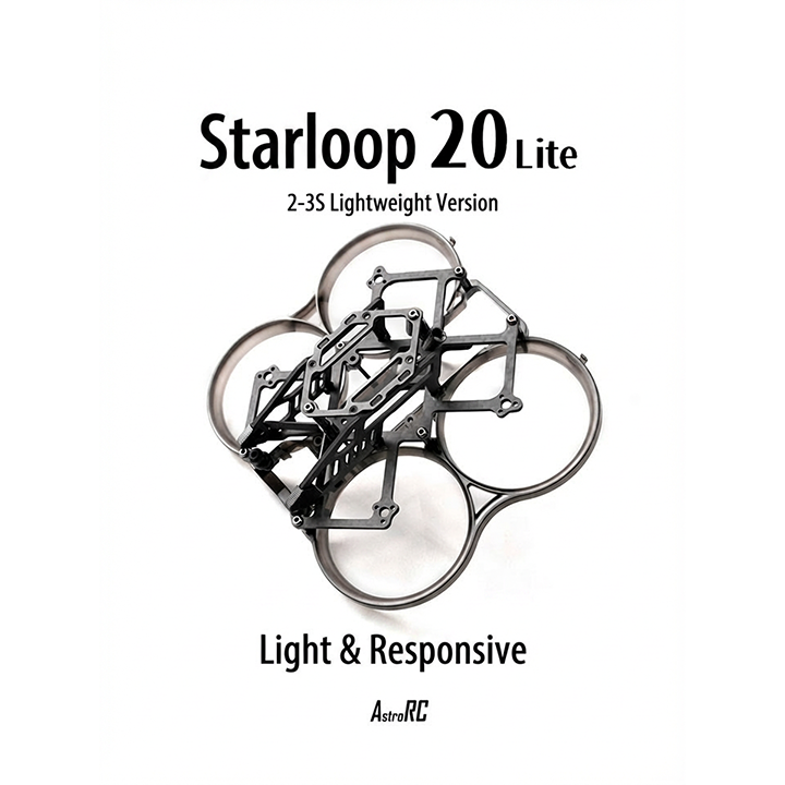 【2-inch Frame】StarLoop 20 Lite AstroRC Injection Molded Whoop Frame for 2S-3S FPV
