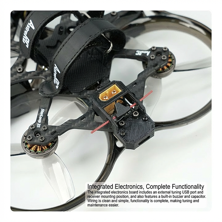 【3.5-inch】StarLoop 35 Analog FPV Whoop Drone Heavy Duty Training Quadcopter (ELRS 2.4G BNF)