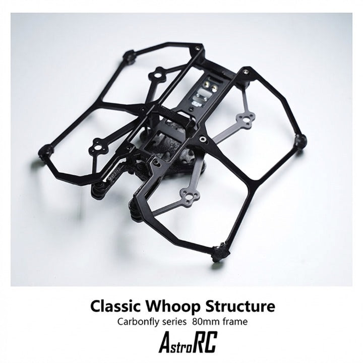 [PNP/BNF] AstroRC Carbonfly  80 HD DJI O4 HD VTX Indoor FPV Drone 2S