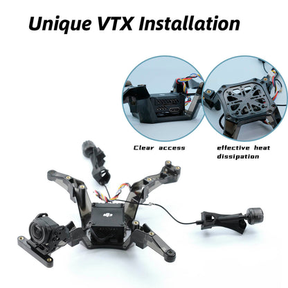 【Frame Only 】AstroRC 35V2 3.5-inch Frame Second Generation Injection Molding Toothpick FPV Racing Drone for Aerial Photography