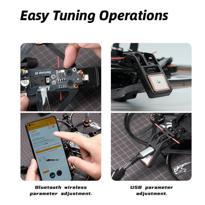 【Frame Only 】AstroRC 35V2 3.5-inch Frame Second Generation Injection Molding Toothpick FPV Racing Drone for Aerial Photography