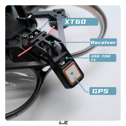 【Frame Only 】AstroRC 35V2 3.5-inch Frame Second Generation Injection Molding Toothpick FPV Racing Drone for Aerial Photography
