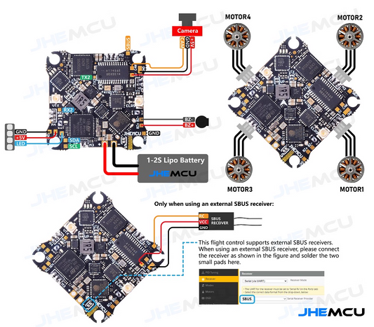 【AIO】JHEMCU  F411EL ELRS VTX 1S-2S12A 400MW