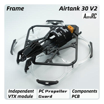 [3-Inch Frame] AIRTANK 30 V2 Upgraded Ducted Cinewhoop Frame with Protective Prop Guards by AstroRC