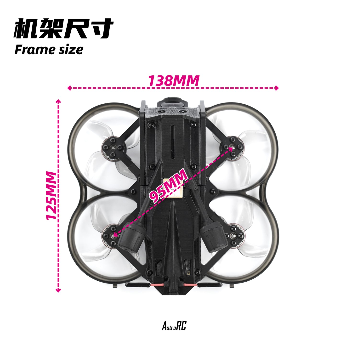 [2-Inch Frame] Starloop 20 V2 Upgraded Kittywhoop Ducted Cinewhoop Frame with Protective Prop Guards