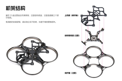 3.5inch frame | Starloop 35 Cinewhoop