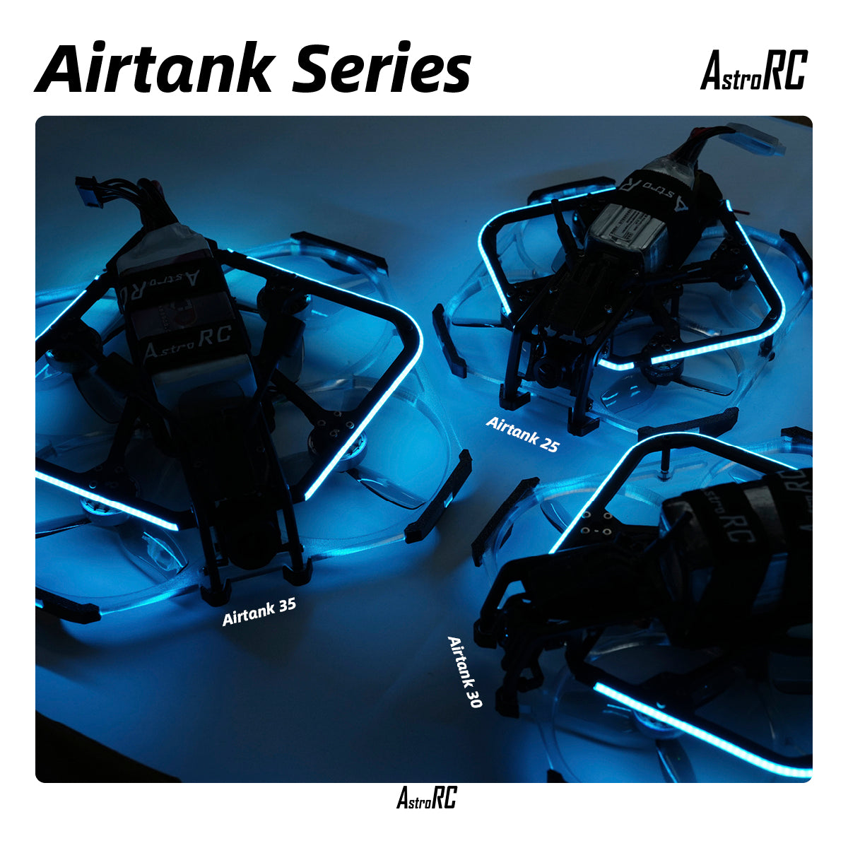 [3.5-Inch PNP/BNF] AIRTANK 35 V2 Upgraded Ducted FPV Drone with Protective Prop Guards by AstroRC