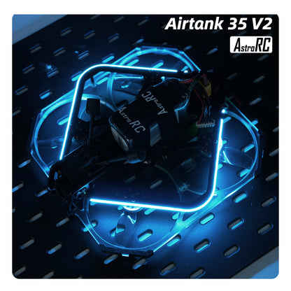 [3.5-Inch PNP/BNF] AIRTANK 35 V2 Upgraded Ducted FPV Drone with Protective Prop Guards by AstroRC