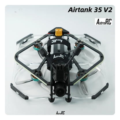 [3.5-Inch PNP/BNF] AIRTANK 35 V2 Upgraded Ducted FPV Drone with Protective Prop Guards by AstroRC