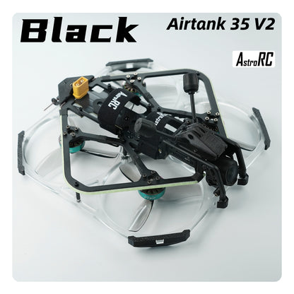 [3.5-Inch PNP/BNF] AIRTANK 35 V2 Upgraded Ducted FPV Drone with Protective Prop Guards by AstroRC
