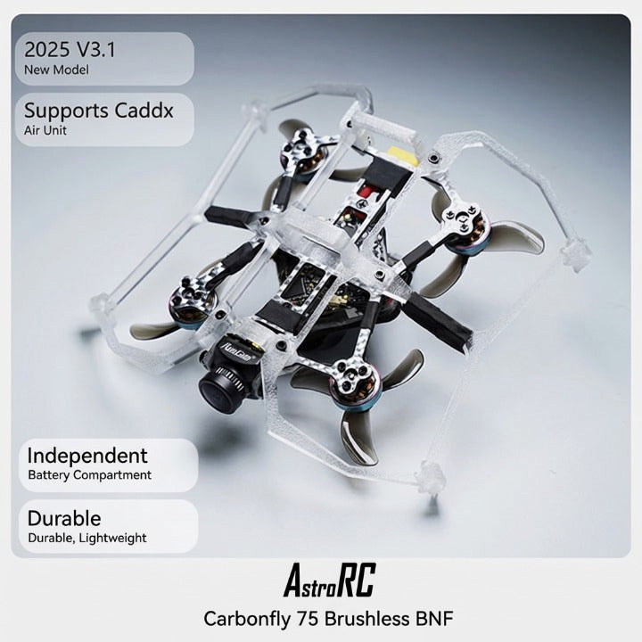 PNP/BNF] CarbonFly 75 Pro Brushless Whoop Quadcopter 2S XT30 2026