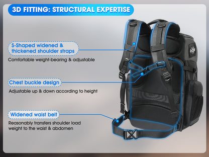 STARTRC 30L BP2 FPV Drone Backpack For DJI Mavic 4 3 Pro/Avata 2/FPV Waterproof Outdoor Camera Backpack with Adjustable Dividers