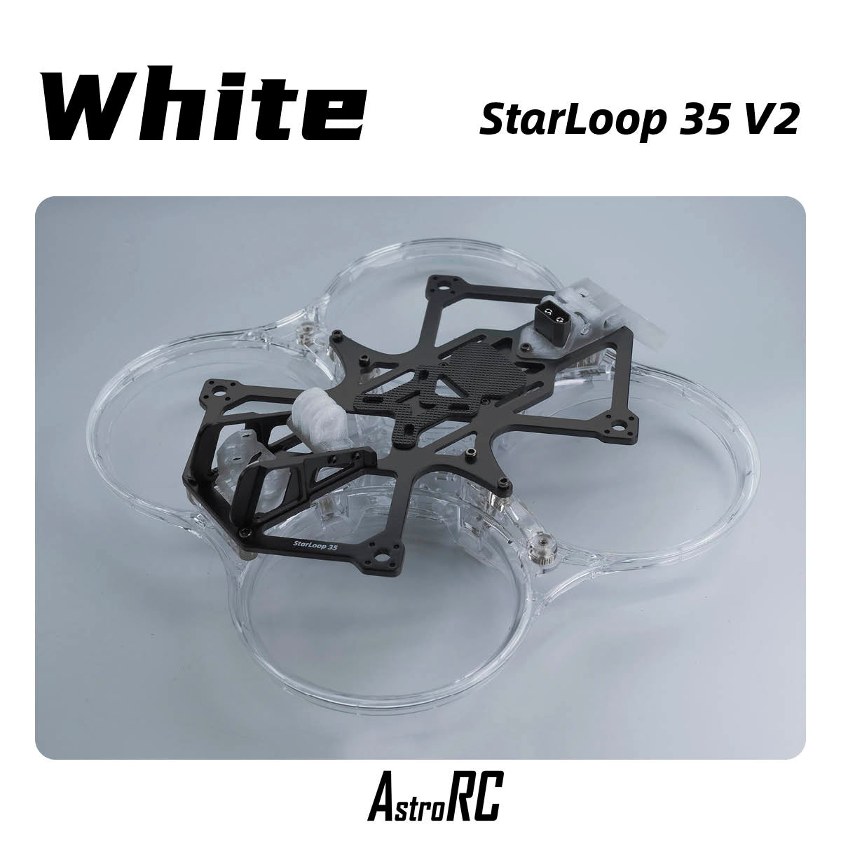 [3.5-Inch Frame O4 New Version] Starloop 35 V2 Upgraded AstroRC Molded Ducted FPV Frame