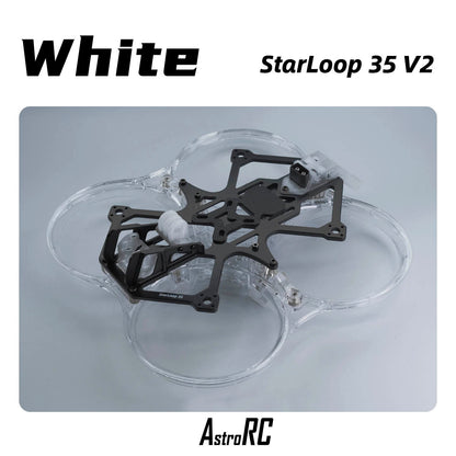 [3.5-Inch Frame O4 New Version] Starloop 35 V2 Upgraded AstroRC Molded Ducted FPV Frame