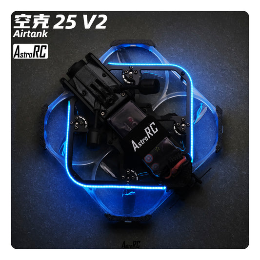 [2.5-Inch Frame] AIRTANK 25 V2 Upgraded Ducted Cinewhoop Frame with Protective Prop Guards by AstroRC