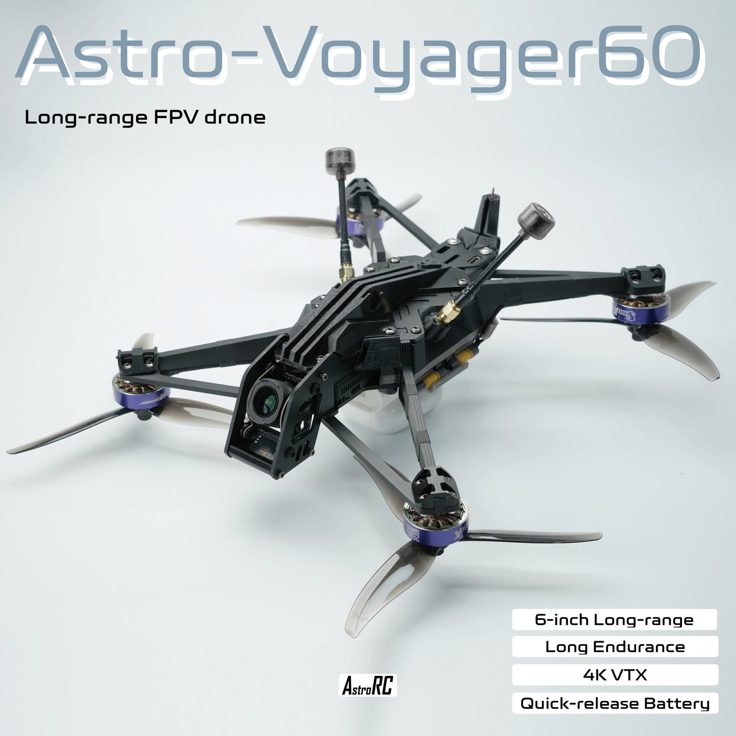 [6-inch] Voyager AstroRC Star-Rover 60 Long-Range FPV Drone