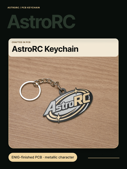 [AstroRC Merch] AstroRC LOGO PCB Circuit Board Keychain