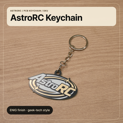 [AstroRC Merch] AstroRC LOGO PCB Circuit Board Keychain