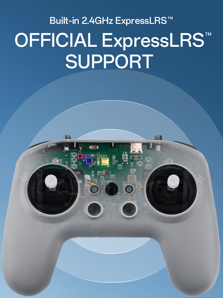 RadioMaster T8L ELRS Open-Source RC Transmitter, X5 Hall Sensor Gimbals, Portable Handheld Remote Controller
